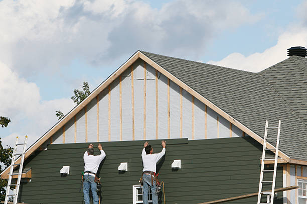 Professional Storm Damage Siding Repair technician working in Callaway, MD
